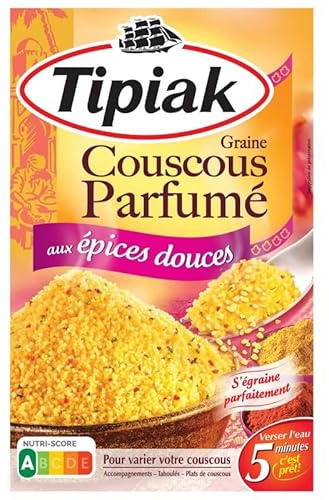 TIPIAK - Couscous Aux Épices Douces 500G - le Lot De 4