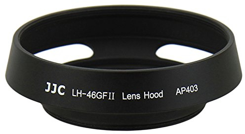 Screw-on Camera Lens Hood Metal Sun Shade Cover for Panasonic Lumix G 20mm f/1.7 II ASPH Lens, 14mm f/2.5 ASPH Lens & Olympus M.ZUIKO Digital 17mm f/1.8 Lens/ED 60mm f/2.8 Macro Lens Hoods