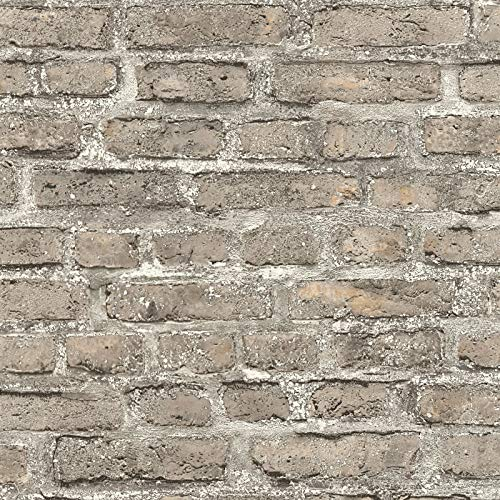 Vliestapete Steintapete Tapete Steinoptik Naturstein-Tapete 361394 36139-4 A.S. Création Neue Bude 2.0 | Braun Bunt Grau | Rolle (10,05 x 0,53 m) = 5,33 m²