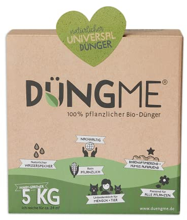 Bio-Universaldünger: Naturdünger für Garten & Haus mit Langzeitwirkung | organischer Pflanzdendünger | Unbedenklich düngen | Einfache Anwendung, Tierfreundlich & Nachhaltig | Dünger von DüngMe - 5kg