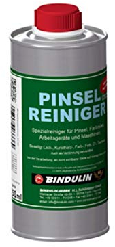 Bindulin Pinselreiniger 250 ml Flasche Spezialreiniger für Pinsel, Farbrollen, Arbeitsgeräte, Maschinen