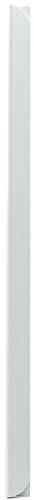 LEO’s - 100 x Klemmschienen Weiß DIN A5 (210 mm) FH 3-4 mm für ca. 30 Blatt - Klemmschiene zum Binden von ungelochten Papier Unterlagen und Blattsammlungen - Klemmleiste aus Hart-PVC