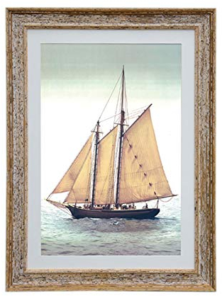 F-HOME Bilderrahmen, Massivholz Bilderrahmen Kreative Wand Fotorahmen Einfaches Zuhause Moderne Dekoration (Farbe : Beige, Größe : 60×75cm)
