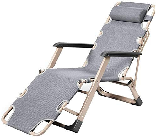 Lounge Chair, Sonnenliege Gartenstühle Klappstuhl Campingstühle Klapphocker Outdoor Home Indoor Garten Selbstfahrendes Camping Picknick Terrasse Liegestuhl Unterstützung 200 kg (Farbe, Braun