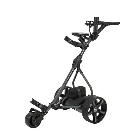 Pro Rider Electric Golf Trolley With 9 Speed Settings, Auto Distance Function, Powerful 200W Motor, Extra Grip Wheels, Easy To Assemble Complete with £130 Worth Of Accessories 18 AND 36 Hole Models
