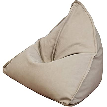 Sofdicht Outdoorer Wasserdicht Sitzsack Bezug (ohne Füllung), Wechselbezug für birnenförmigen Sitzsack mit Reißverschluss Perfekte Passform für Country Interiors,Beige,XXL