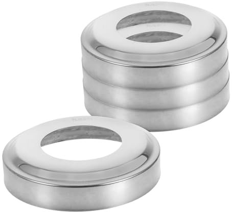 OFFSCH 4pcs Stainless Steel Pool Ladder Cover Round Pool Cover Protector Handrail Tubing
