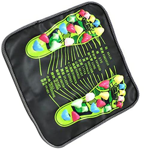 Fußreflexzonenmassagematte aus PP, Platzsparend, Komfortabel, Schwarz | Design, Hohe Härte, Einfach zu Nutzen, für Zuhause nach Langem Arbeiten