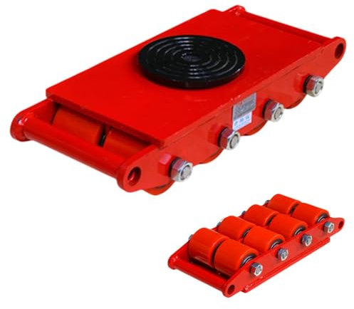 Machinery Mover Skate Dolly,Industrial Moving Equipment | Machinery Skate Dolly 8T/12T/15T Industrial Machinery Mover Heavy Duty Machinery Moving Skate for Workshop