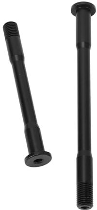 M12 1.5MM Kit Albero Perno Passante per Bici Anteriore Posteriore in Alluminio, Perno Passante Anteriore Forcella Posteriore Perno Passante Riparazione Accessori di Ricambio per