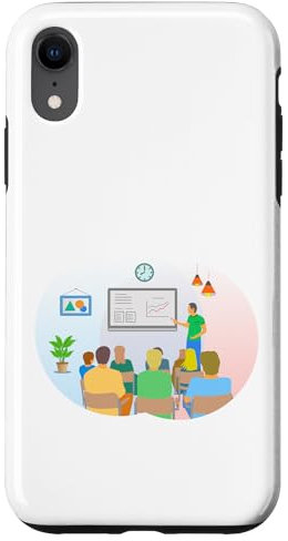 Meeting in The Conference Room Boardroom Meeting Office Case for iPhone XR