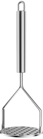 Küchenminis Presse-purée robuste en acier inoxydable, métal, légumes, Guac 2 presse-pommes de terre en acier inoxydable, métal robuste, outil de cuisine pour légumes, cuisine, argenté Taille unique