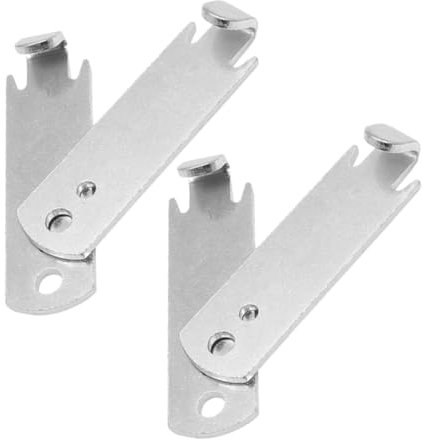 HIAKDOFT 4 Stück Stahldrahtdreher Schleife Stangen Gitterdraht verdrehen Crimpers Tür Nuss drahtspanner drahtseil Seilspanner Spanner schwere Ausführung Mehrzweck-Kabelspannwerkzeuge Silver