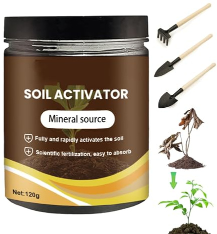 Soil Pro Activator, Fertilizzante professionale per farine ossee, Migliora il sequestro del carbonio del suolo e fornisce nutrienti per piante interne ed esterne (1pcs)