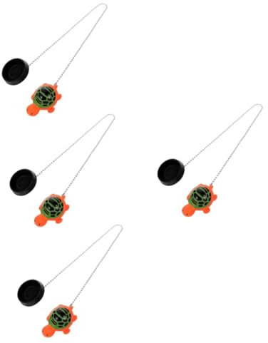 jojofuny 4 Pezzi Scarico Bagno con Catena per Bagno Resistente e Facile da Compatibile con Maggior delle Vasche Accessorio Pratico e Hotel