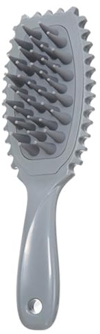 Brosse à shampooing à long manche pratique pour le massage du cuir chevelu, stimule la croissance des cheveux pour homme et femme, shampooing à long manche pour favoriser la croissance des cheveux