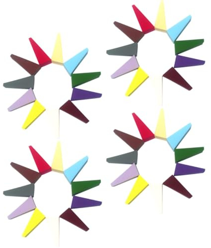MUSISALY Spugne Cosmetiche Morbide per Trucco senza Lattice Spugnette Triangolari 50 Pezzi a Forma di Cuneo Buona Elasticità per Applicazione Uniforme del Fondotinta Colore Casuale