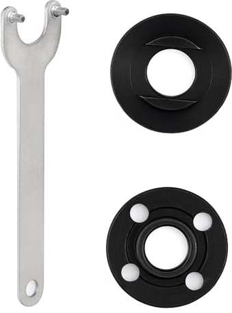 3 pezzi universali per smerigliatrice angolare, set di chiavi con chiave flessibile e dado di bloccaggio in metallo. Ricambi pratici per smerigliatrice angolare universale