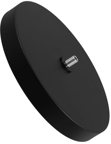 TOYZFRIENDY Base per Lampada da Terra in Ferro Pesante, Contrappeso per Lampada da Pavimento Finitura Liscia, per Installazioni Fai-da-te in Ambienti Domestici