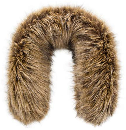 Futrzane Classic Hood Trim - Faux Fur Trim for Hood Replacement - Fur Attachment (XS, Bronze Classic)