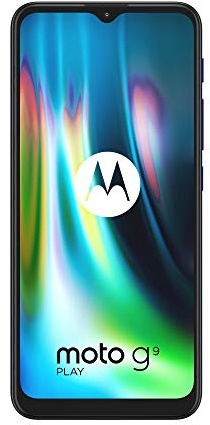 Motorola Smartphone Moto G9 Play 64GB, 4GB RAM, Dual SIM, Azul Zafiro (Reacondicionado)