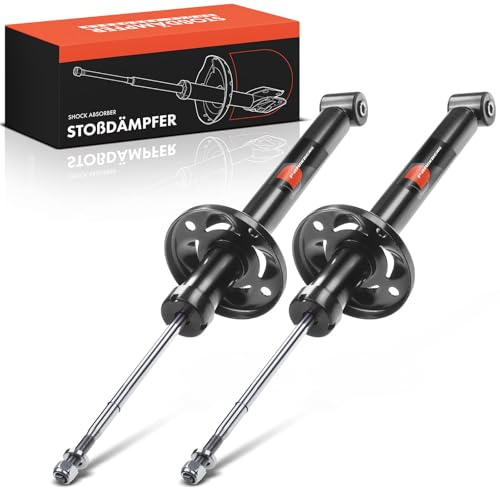Frankberg 2x Stossdämpfer Stoßdämpfer Hinten Links Rechts 638mm Gasdruck | Kompatibel mit Golf IV Cabriolet 1E7 Golf III 1H1 Toledo I 1L2 Replace# 105739,191513033