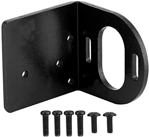 KIMISS Adjustable Motor Mount, Mount Seat Base for 540 3660 RC Motor Mount Bracket Metal 3650 Red (Black)