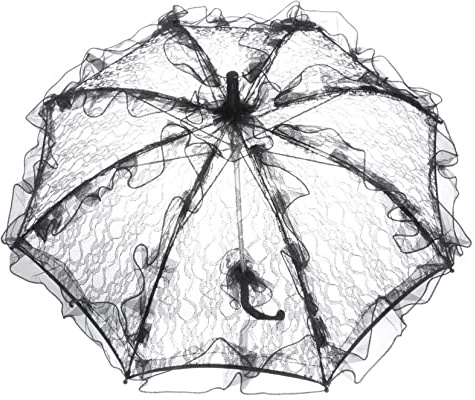 SHERCHPRY vintage decor vintage umbrella gothic umbrella lace cotton parasol umbrella hat photo props umbrella white retro decor Wedding umbrella child decorative umbrella old fashioned