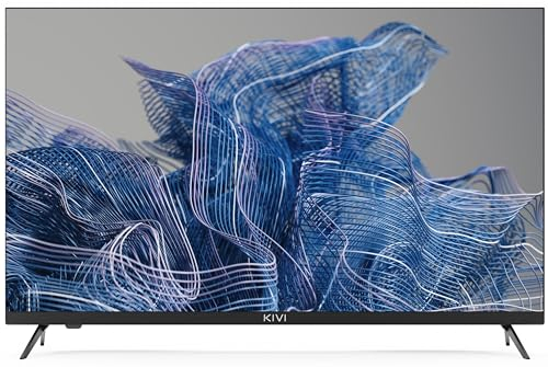 KIVI 32H750NB Smart TV sans Cadre – Téléviseur 32 Pouces HD, Smart TV 32, Télévision 32 HLG, Son JVC, Android TV, Wi-FI, pour Netflix et Youtube