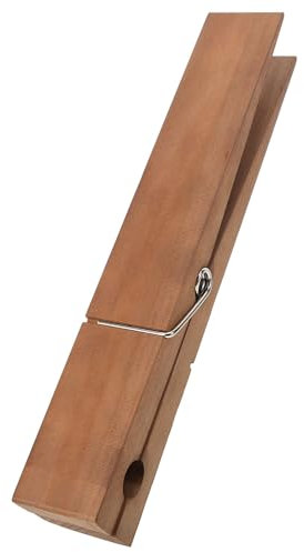 Alipis Molletta Gigante in Legno per Asciugamano da Bagno Clip Jumbo Antiscivolo per Vestiti Molletta Artigianale Riutilizzabile per Coperte e Asciugamani