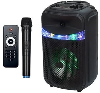 Cassa Amplificata Sp-01 80W Karaoke Bluetooth Microfono Wireless