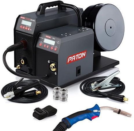 PATON MultiPRO-270-15-4-400V 270A soldadora inverter profesional 3 en 1 – MIG MAG, soldadora de electrodos MMA y TIG HF con sistema avanzado de alimentación de hilo, soldadora para uso profesional