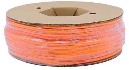 OXOLAMRIN Braided Cable Hose Sleeves，Cable Tidy Sleeve， 5-50mm Large Flexible Wire Covers for Cords, 1M Industrial Cable Sleeve Cover, Blue White Orange PET Wire Loom Tubing(Orange,8mm)