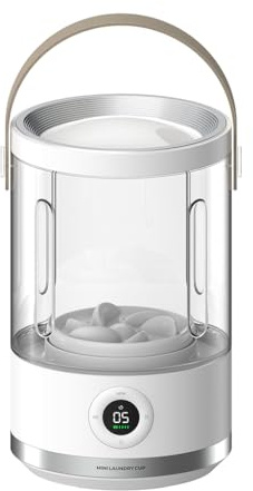 Lavatrice portatile Laudry Mini lavatrice ricaricabile senza fili da 1,2 L per biancheria intima design compatto Leggero facile da trasportare e organizzare Silenziosa e a basso consumo energetico