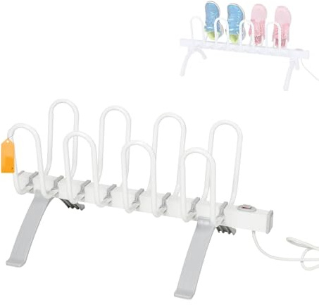 2/4 Pairs Electric Shoe Dryer Rack, Aluminum Heated Shoe and Boot Dryer, 45-55°C Constant Temperature Drying, Portable Boot Warmer, Quick Drying and Quiet, for Shoes Socks Hats Ski Boots(Large)