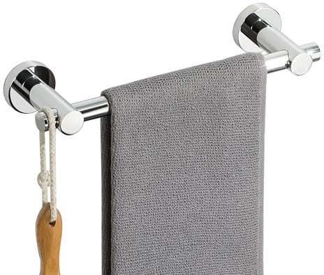 SAYAYO Chrome Towel Rail Wall Mounted 30CM Small Hand Towel Holder Bathroom