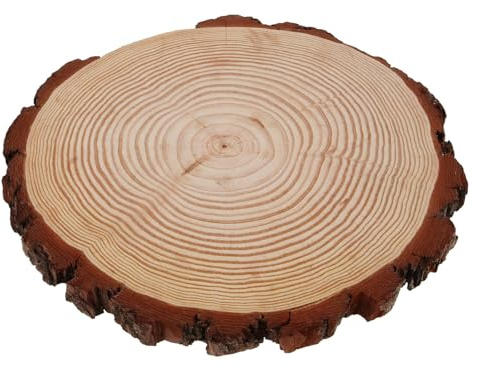 HOOWIFFY Gartentrittstein 30cm Durchmesser Robust und Formstabil für Gartenwege und Außendekoration Praktische und Langlebige Holzplatte
