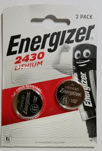 Energizer® 2 x CR2430 3V 290mAh Lithium Coin Cell Battery Pack of 2