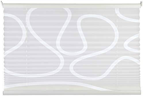 Plissee - Weiß - 60 x 130 cm - Klemmträger