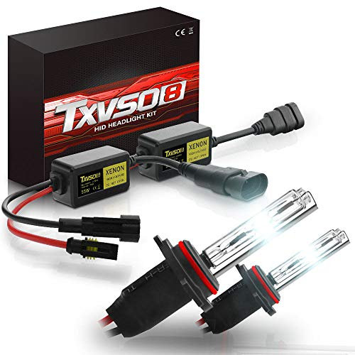 ZH-VBC 9005 HB3 12V 55W Xenon Lampen, Xenon HID Conversion Kit Scheinwerfer, Hell Weiß Xenon Look Ersatz Scheinwerfer Halogen Auto Lampe, 6000K/8000K/10000K/12000K,6000K