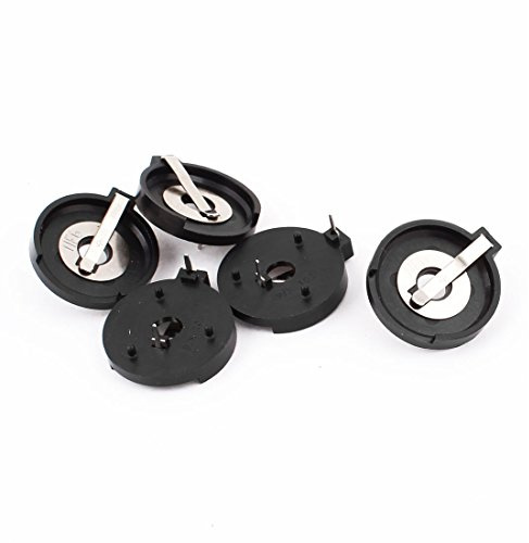 Ruilogod Support de batterie de la cellule de boutons 5 pcs pour les piles CR2450 2430 2412