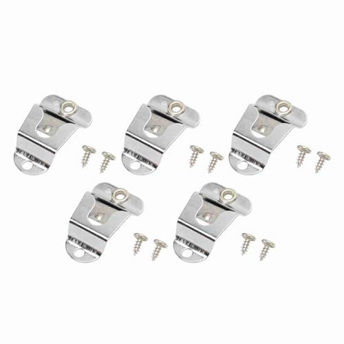 Annadue Lot de 5 Pinces pour Microphone Radio, Clip de Suspension pour Radio HLN9073B CDM1250 CDM750 GM300 M1225 TK768G TK868G TM471A Radio Bidirectionnelle.