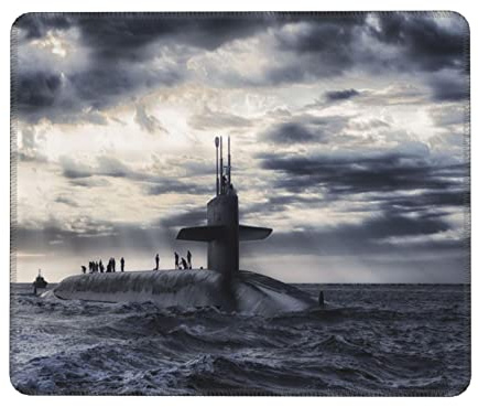 ASEELO 10 x 12 inch mouse pad Giant Nuclear Ship Gaming Mouse Mat Rubber Keyboard Mouse Pad for Players Office Home Study