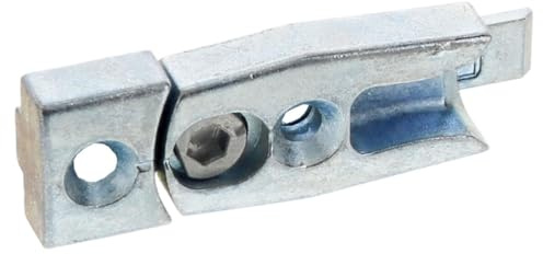 FEPS Lock Schließblech RO-SB001 als Ersatz für Roto Schliessblech R604C51 7/8 Euronut verstellbar 5,63 x 1,78 x 0,74 cm DIN universell verzinkt silber