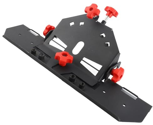 45 Degree Angle Cutting Tool, Chamfer Bracket Multifunctional Manual Tile Angle Cutting Tool for Angle Grinder Woodworking, Ceramic Tile Chamfering Tool with High Efficiency (Red