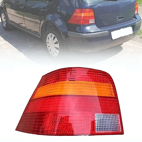BYBEST Rücklicht Heckleuchte Rückleuchte für Golf IV MK 4 1997-2007, Auto Heckklappe Rückleuchten Linke Rechte Rücklichter Gehäuse, Left- C