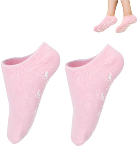 Ceeyoll Feuchtigkeitsspendende Socken, Moisturizing Socks, Spa Gel Socken, Spa Socken Damen, Spa Socken Mit 4 Ätherische Öle, Für Trockene Rissige Füße Raue Haut