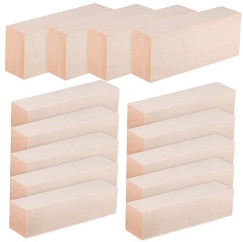 PHENOFICE 14stücke Holzleisten Quadratisch Bastelstäbe Holzdübel Naturholzstreifen Langlebige Holzstangen Für Diy-projekte Schneidbar Für Heimatwerkstatt