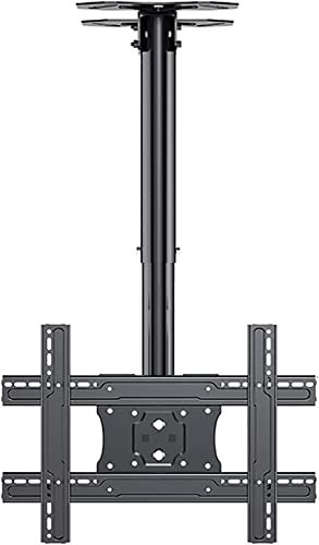 Soporte universal de techo para televisores de 32 75 pulgadas de hasta 60 kg, altura de movimiento completo, ajustable, giratorio, inclinable, soporte multifunción para TV