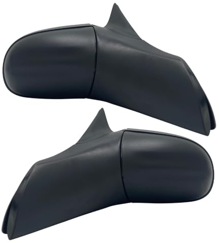 Spieg Außenspiegel Paar für Opel Corsa B (S93) 1993-2000 Manuell Verstellbar, Manuell Einklappbar, Joystick Anschluss, Unbeheizbar, Schwarz (Fahrerseite&Beifahrerseite)